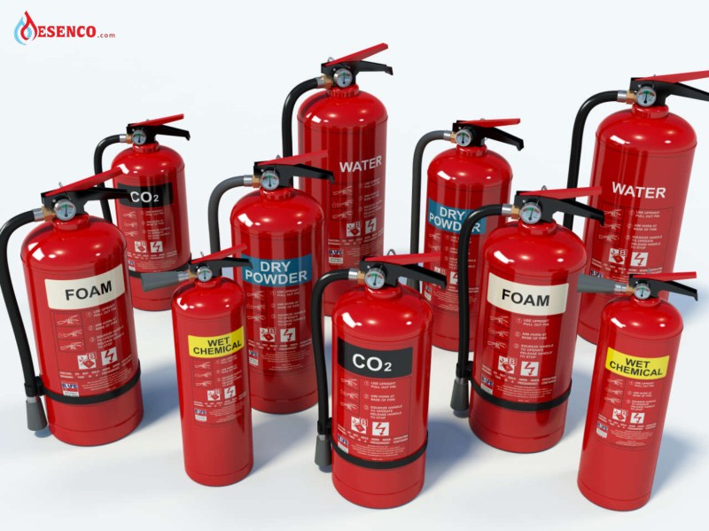 Các loại bình chữa cháy phổ biến hiện nay