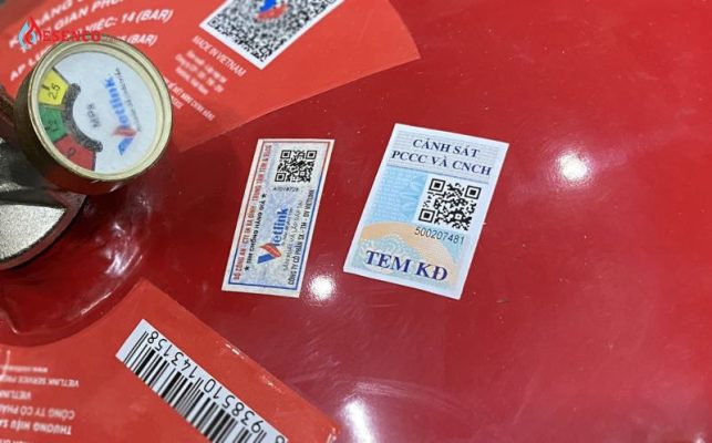 Kiểm định bình chữa cháy là bắt buộc và sẽ được cấp tem kiểm định trên thân bình sau khi kiểm định