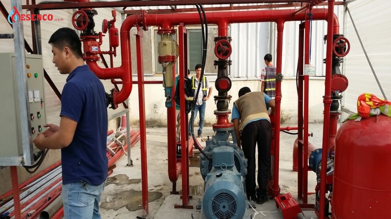 Bảo trì hệ thống máy bơm PCCC