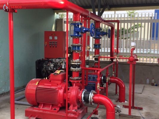 Sử dụng máy bơm chữa cháy cần phù hợp với công trình và lượng nước có thể hút được