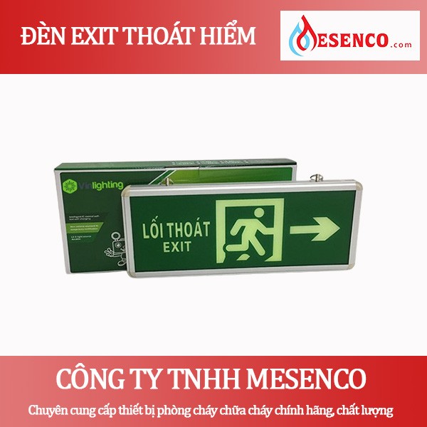 Đèn Exit chỉ dẫn thoát hiểm đi bên phải Vinlighting Đèn Exit chỉ dẫn thoát hiểm đi bên phải Vinlighting