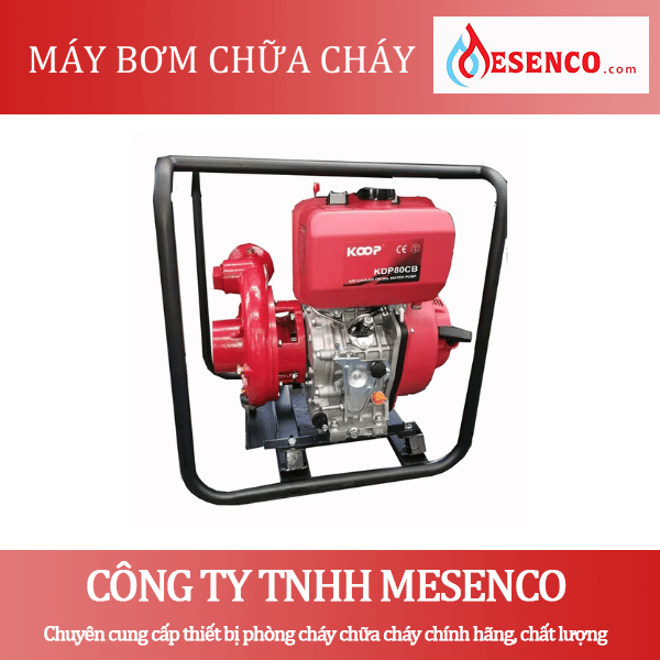 Máy Bơm Nước Cứu Hỏa Chạy Dầu Koop 6.6Kw KDP80CB Máy Bơm Nước Cứu Hỏa Chạy Dầu Koop 6.6Kw KDP80CB