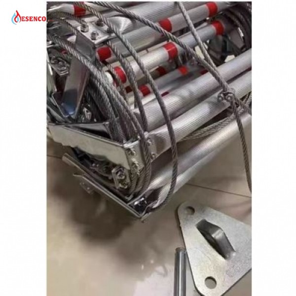 THANG DÂY THOÁT HIỂM 10M BẰNG CAP BẬC NHÔM CHỐNG CHÁY (5) THANG DÂY THOÁT HIỂM 10M BẰNG CAP BẬC NHÔM CHỐNG CHÁY