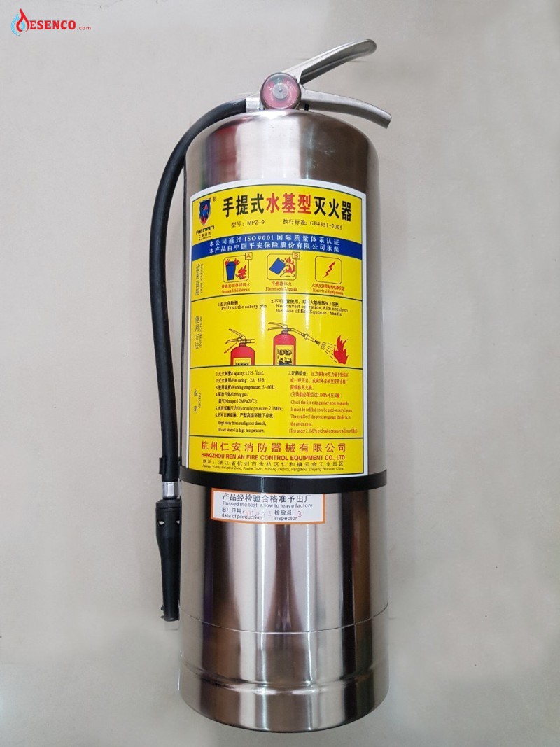 Bình chữa cháy dạng bọt Foam có nhiều dung tích phù hợp với các khu vực và nhu cầu khác nhau