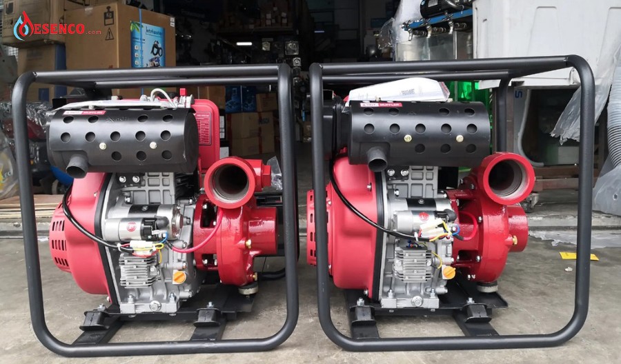 Máy Bơm Nước Cứu Hỏa Chạy Dầu Koop 6.6Kw KDP80CBE với lực hút mạnh, lưu lượng lớn, thiết kế nhỏ gọn