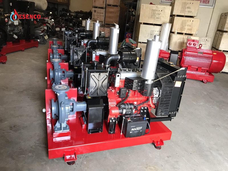 Máy bơm chữa cháy diesel có những ưu nhược điểm gì