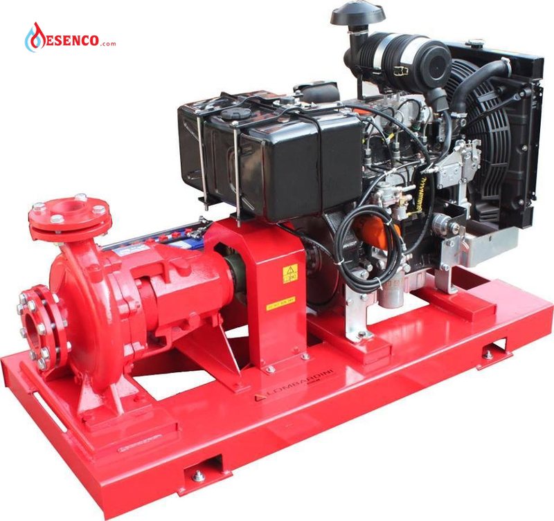Máy bơm cứu hoả Ebara đang được sử dụng phổ biến trong hệ thống bơm chữa cháy