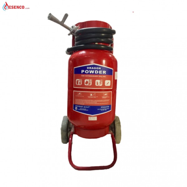 Bình chữa cháy MFZ35 dạng bột BC 35kg xe đẩy (5)