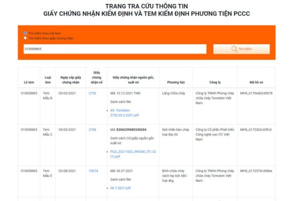 Bưỡc 5: Xem kết quả