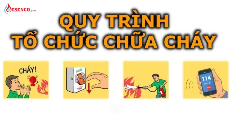 Quy trình tổ chức chữa cháy